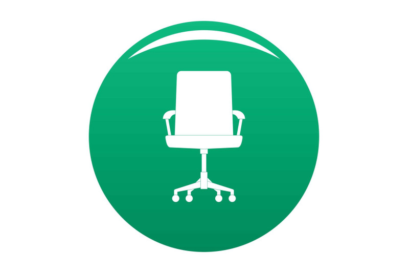 baby-chair-icon-vector-green