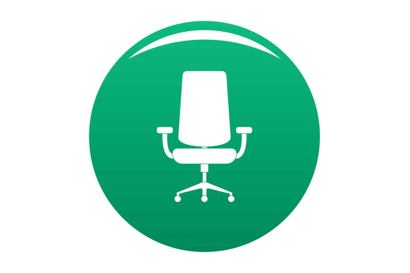 new-armchair-icon-vector-green