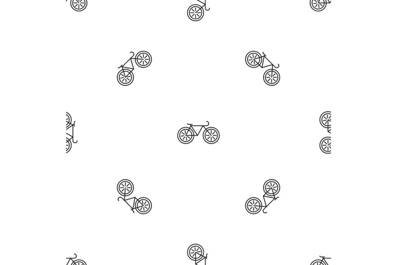 bicycle-pattern-seamless-vector