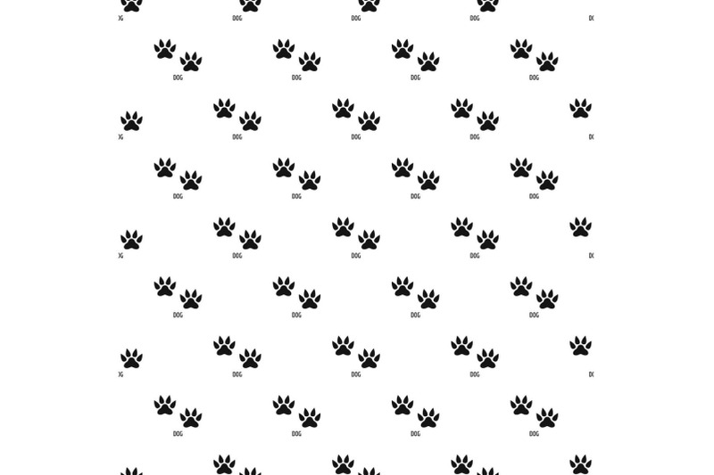 dog-step-pattern-seamless-vector