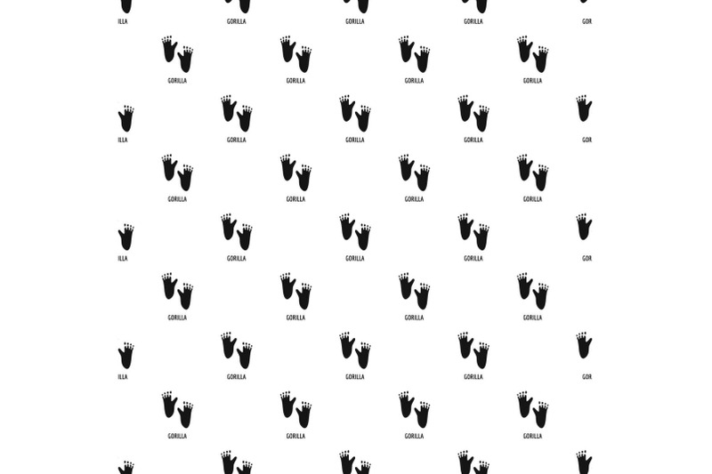 gorilla-step-pattern-seamless-vector