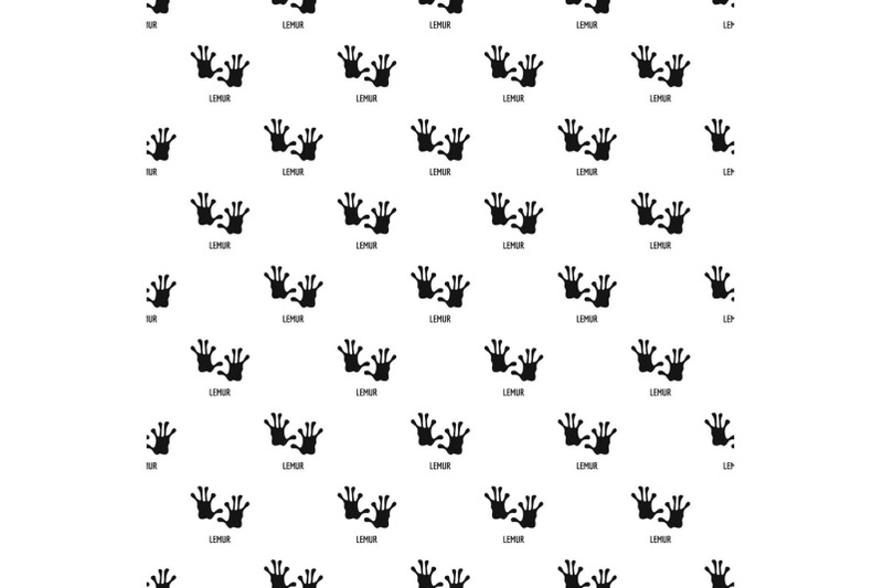 lemur-step-pattern-seamless-vector