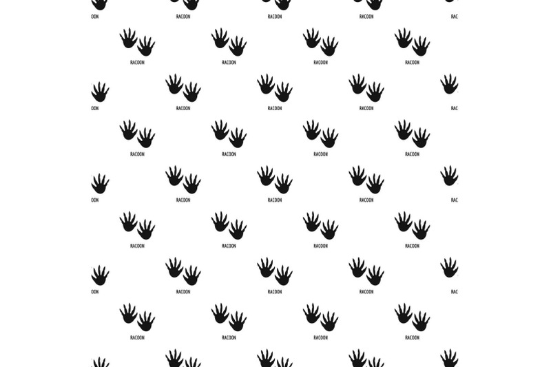 racoon-step-pattern-seamless-vector