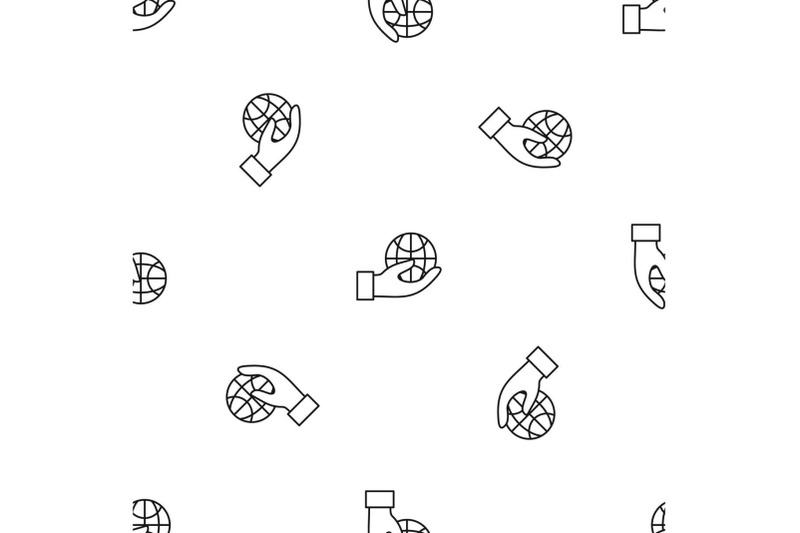 save-globe-energy-pattern-seamless-vector