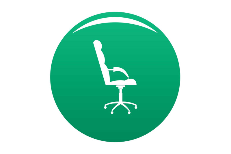 armchairwith-armrests-icon-vector-green