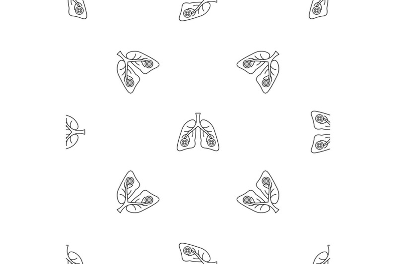 pneumonia-lungs-pattern-seamless-vector