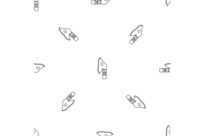respiratory-mask-pattern-seamless-vector