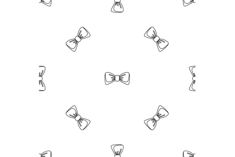 old-bow-tie-pattern-seamless-vector