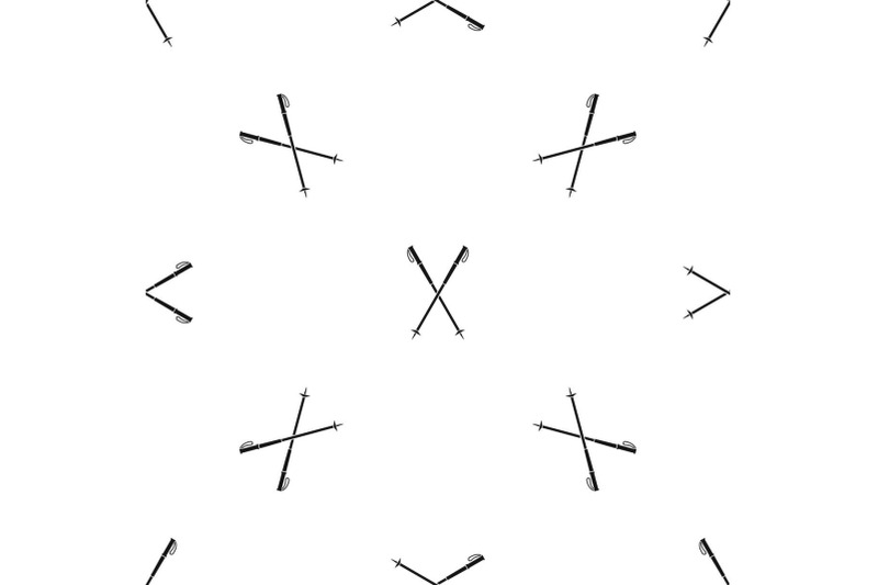 nord-walking-sticks-pattern-seamless-vector