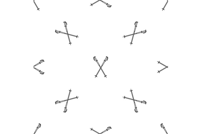 nord-walking-sticks-pattern-seamless-vector