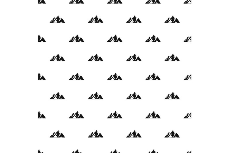 top-of-mountain-pattern-seamless-vector