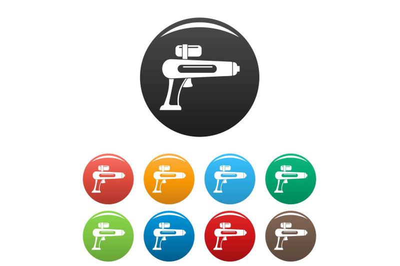 watergun-icons-set-color
