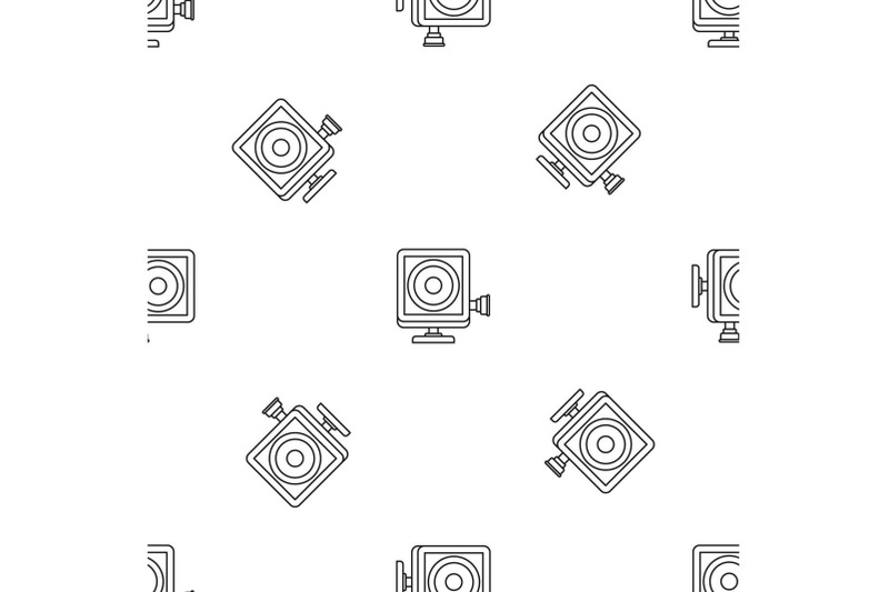 action-camera-pattern-seamless-vector