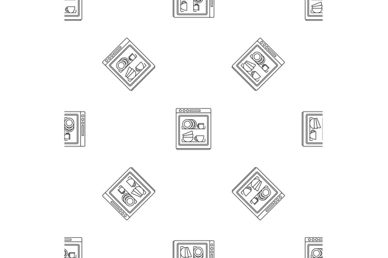 dishwasher-pattern-seamless-vector