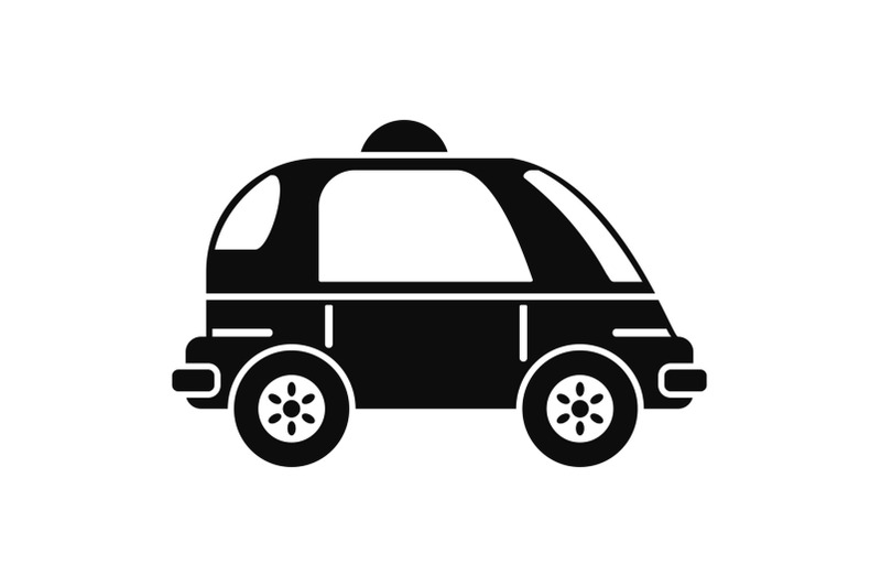 driverless-car-icon-simple-style