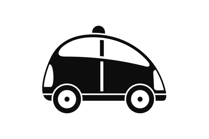 city-self-driving-car-icon-simple-style