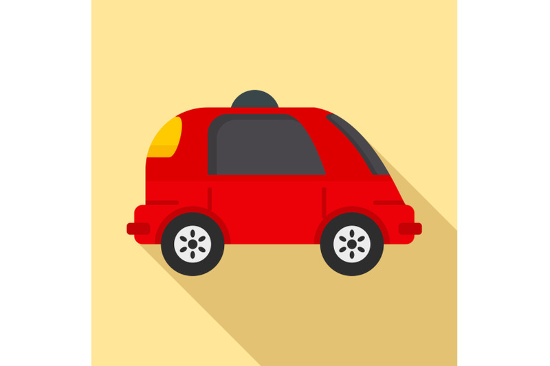 driverless-car-icon-flat-style