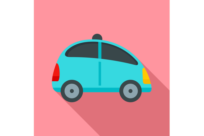 city-self-driving-car-icon-flat-style