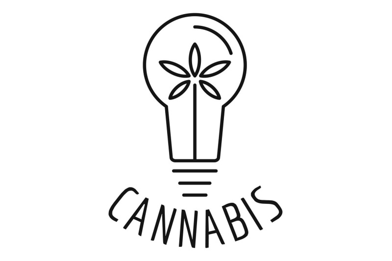 cannabis-bulb-logo-outline-style