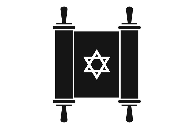 torah-papyrus-icon-simple-style