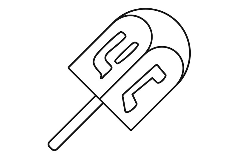 dreidel-icon-outline-style