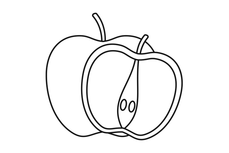 apple-icon-outline-style