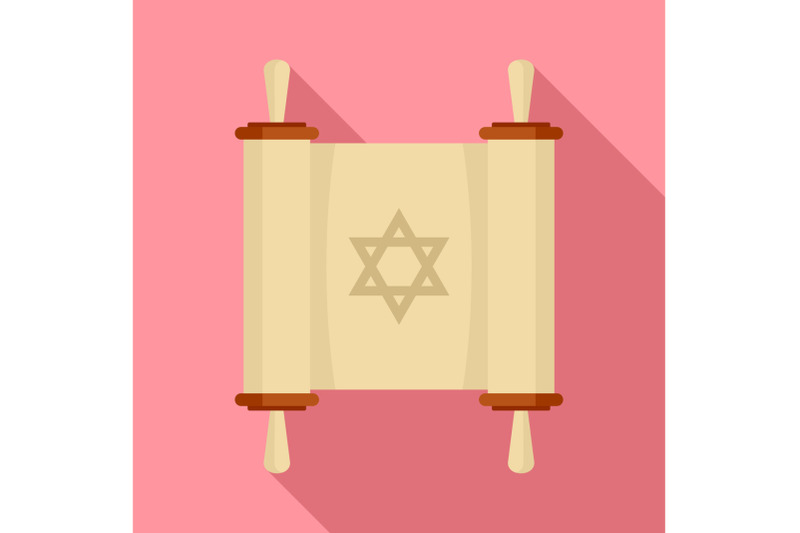 torah-papyrus-icon-flat-style