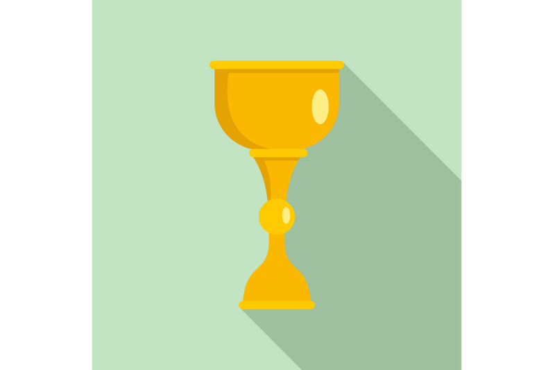 gold-jewish-cup-icon-flat-style