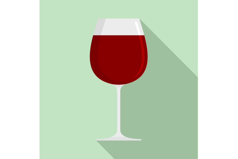 wine-glass-icon-flat-style