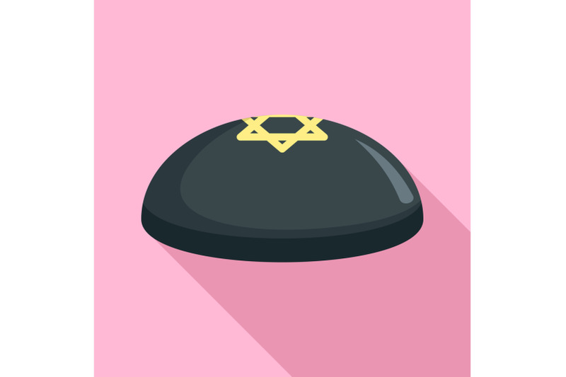 kippah-icon-flat-style