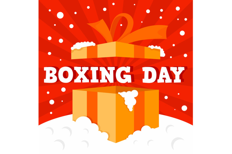 boxing-day-big-sale-concept-background-flat-style