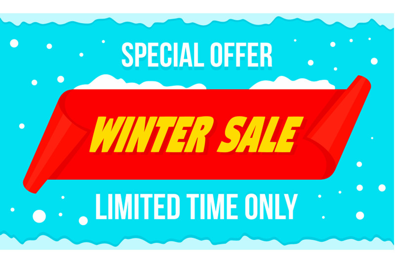 winter-big-sale-concept-banner-flat-style