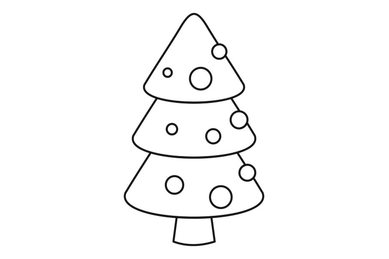 xmas-fir-tree-icon-outline-style