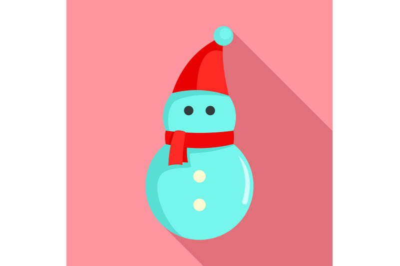 snowman-icon-flat-style