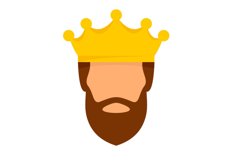 crown-king-icon-flat-style