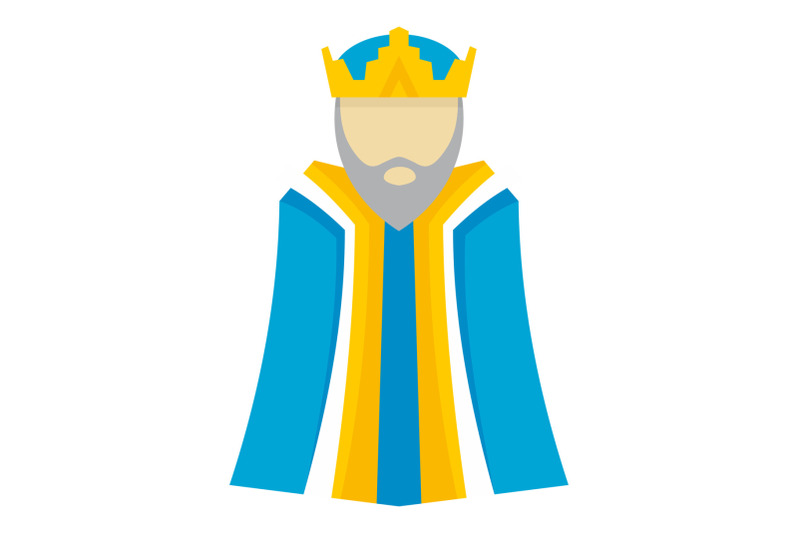 biblical-king-icon-flat-style