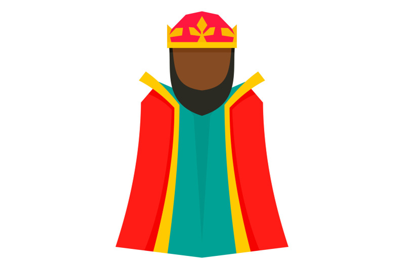 magic-epiphany-king-icon-flat-style