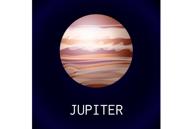 jupiter-planet-icon-cartoon-style