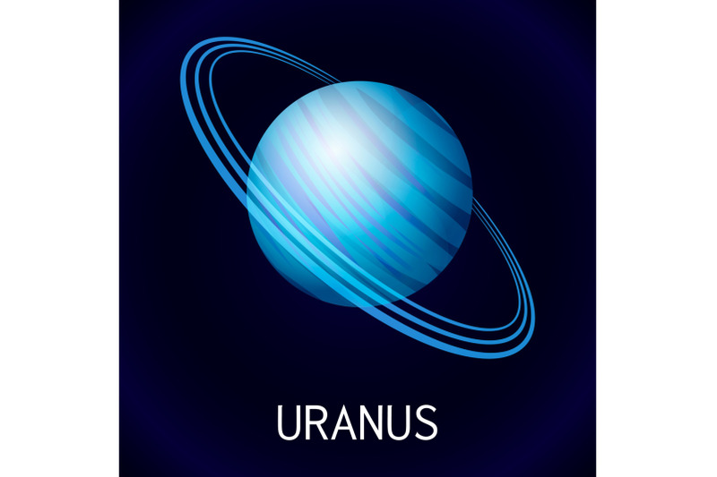 uranus-icon-cartoon-style