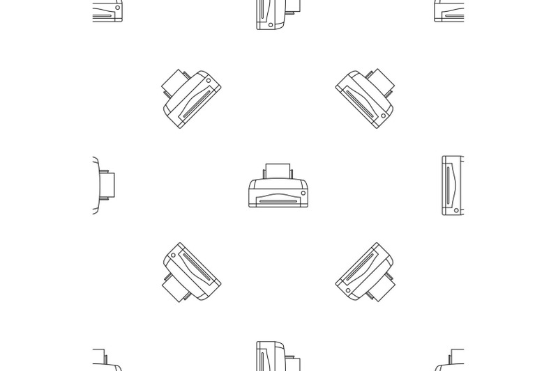 color-home-printer-pattern-seamless-vector