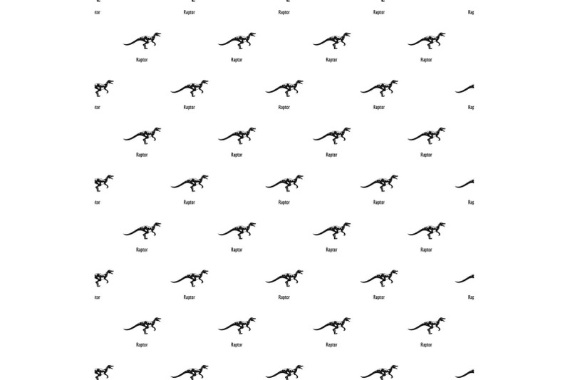 raptor-pattern-seamless-vector