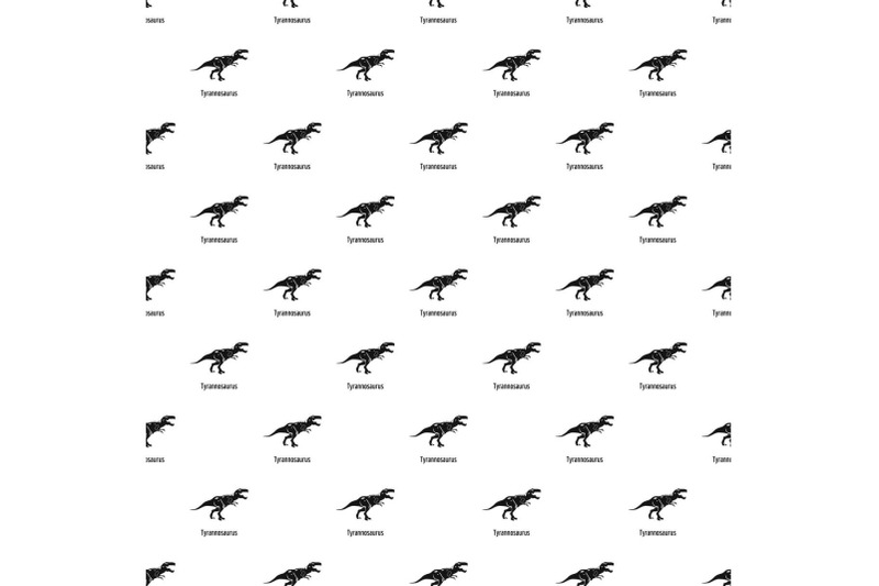 tyrannosaurus-pattern-seamless-vector