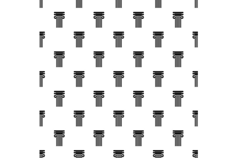 column-with-curl-pattern-seamless-vector