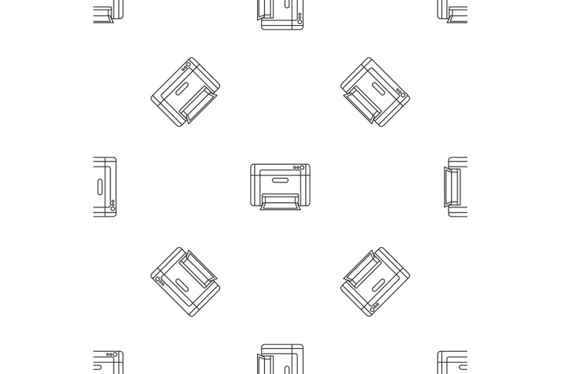 printer-pattern-seamless-vector