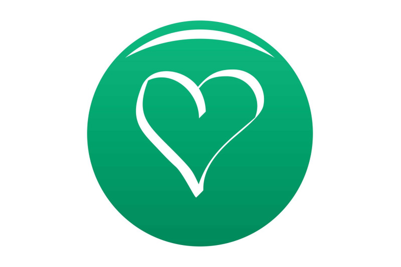best-heart-icon-vector-green