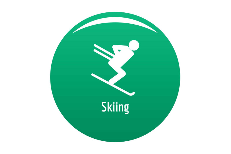 skiing-icon-vector-green