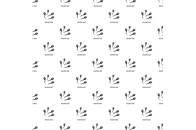clostridium-tetani-pattern-seamless-vector