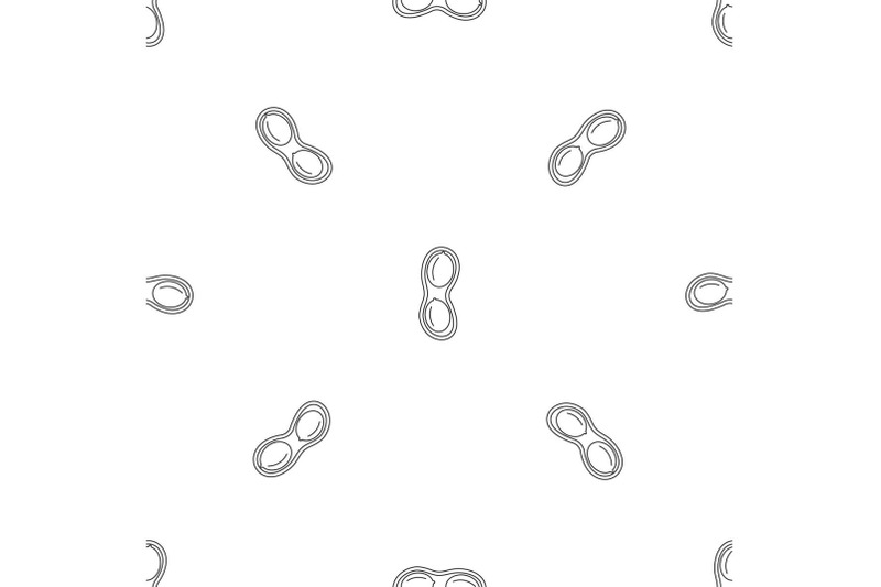 peanuts-shell-pattern-seamless-vector