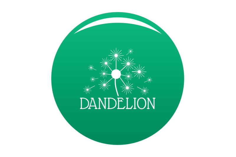 fluffy-dandelion-logo-icon-vector-green