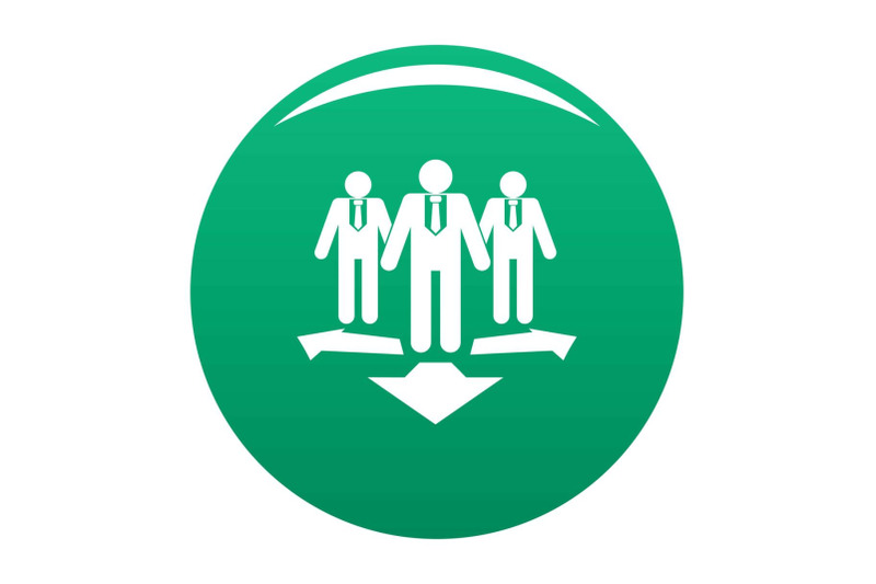 teamwork-icon-vector-green